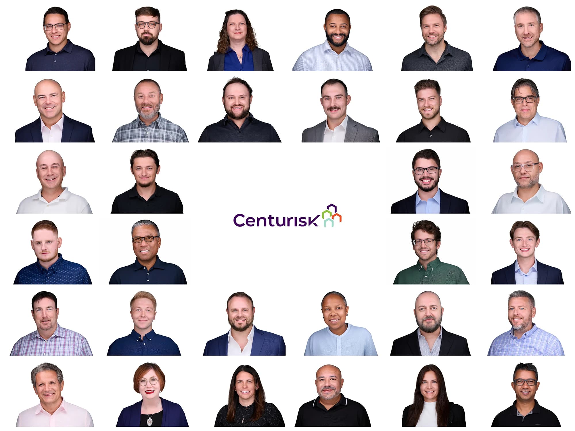 Centurisk insurance company team headshots in Pittsburgh