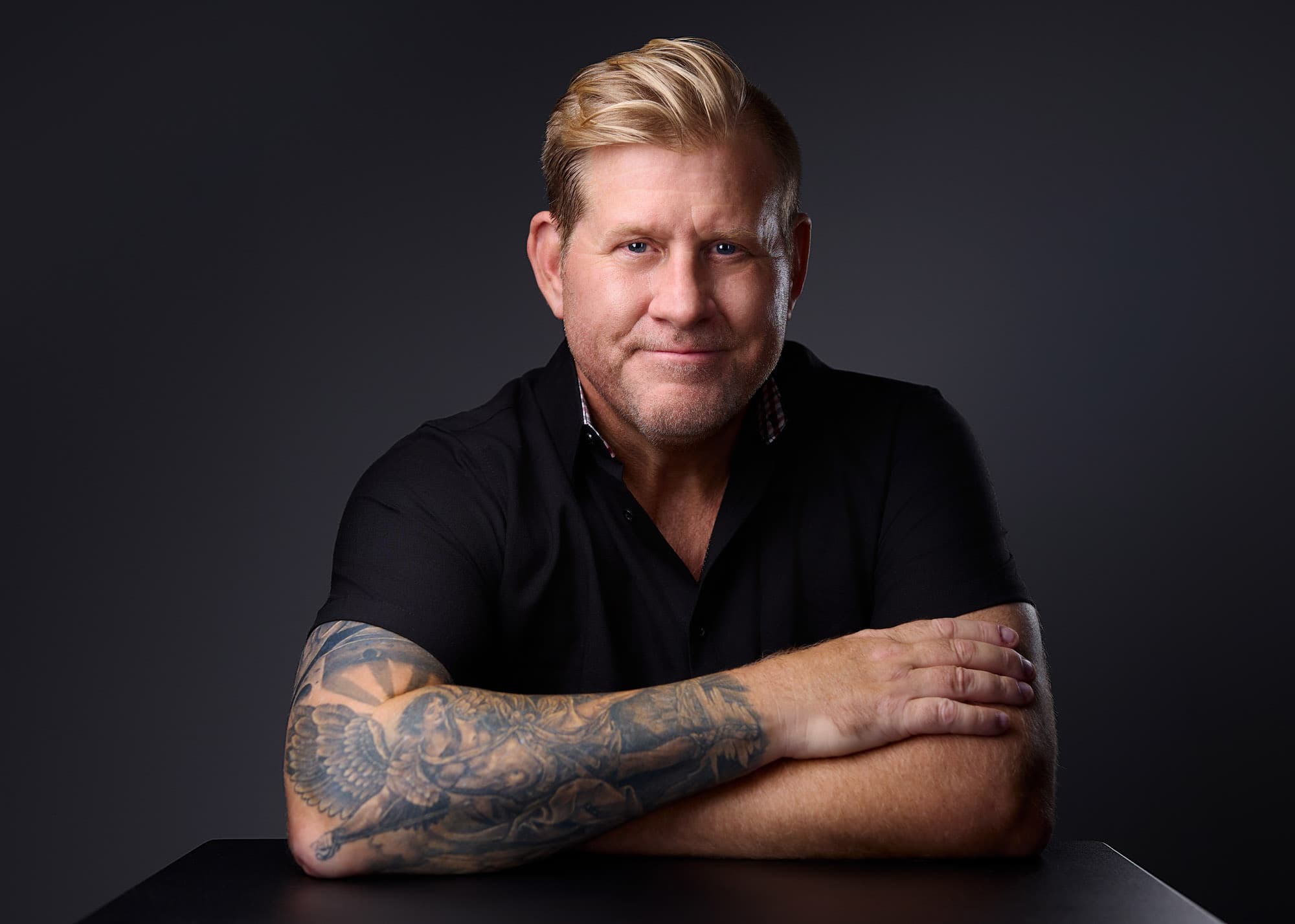 Corporate headshot of businesswoman with confident expression