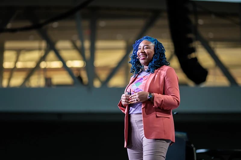 Pittsburgh conference event photography capturing keynote at David Lawrence Convention Center