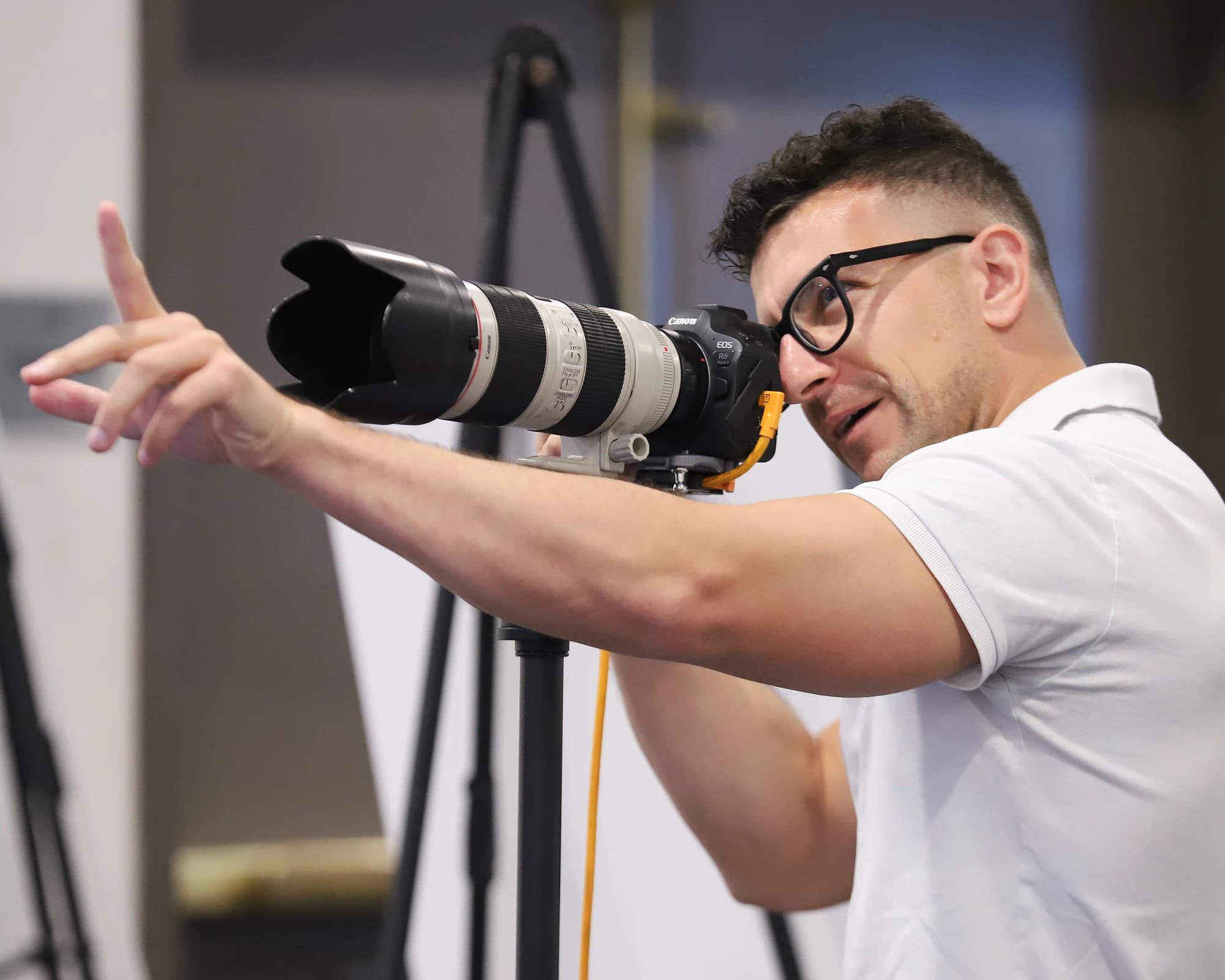 Chad Isaiah working on location in Pittsburgh