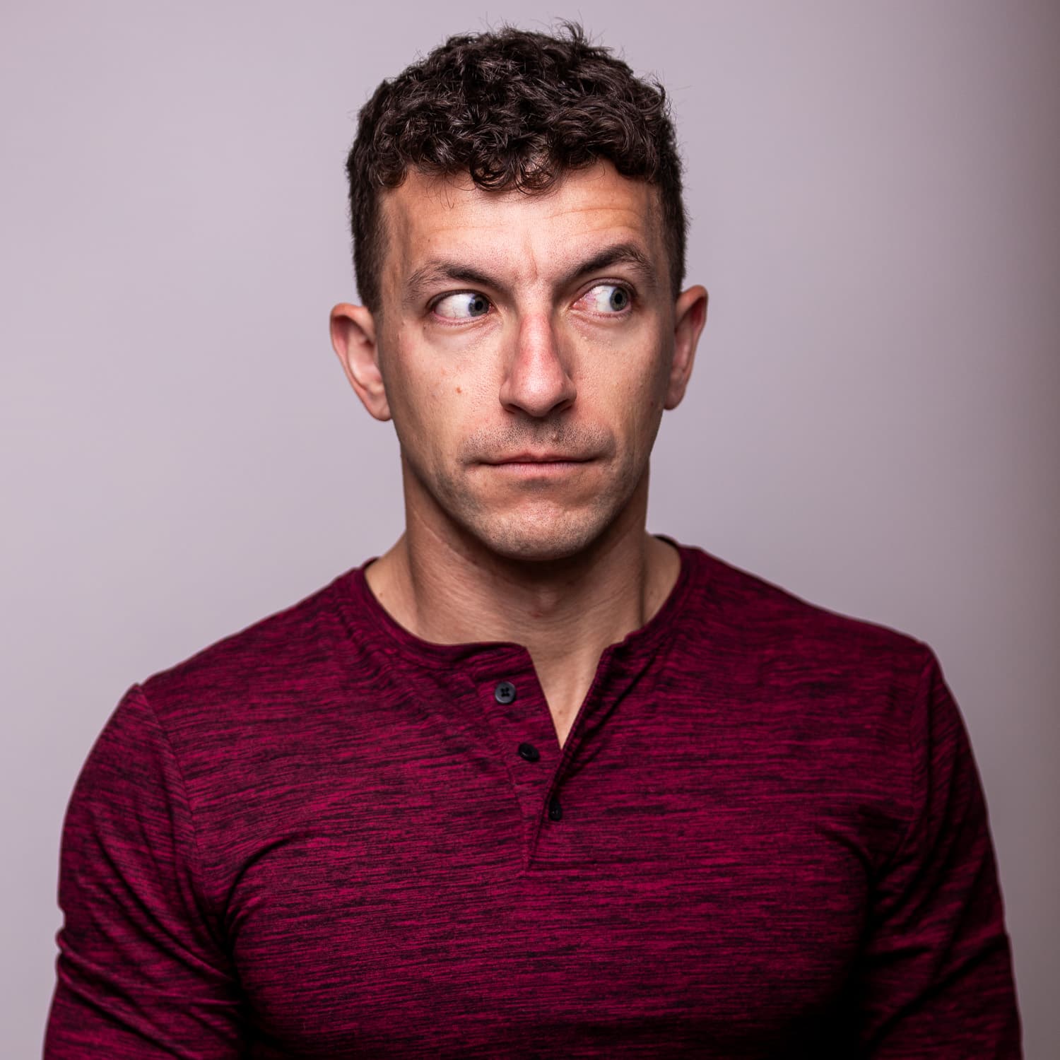 Chad Isaiah laughing with a client