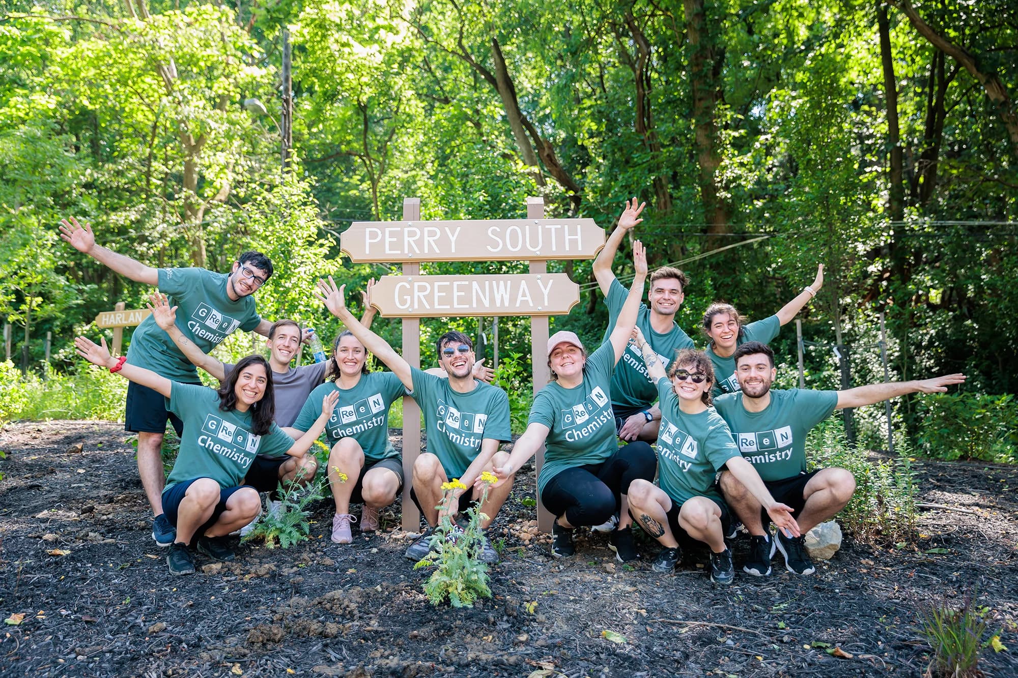 Community service project volunteer activity