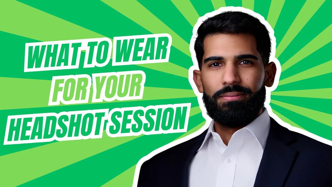 What to Wear for a Headshot: A Photographer's Guide