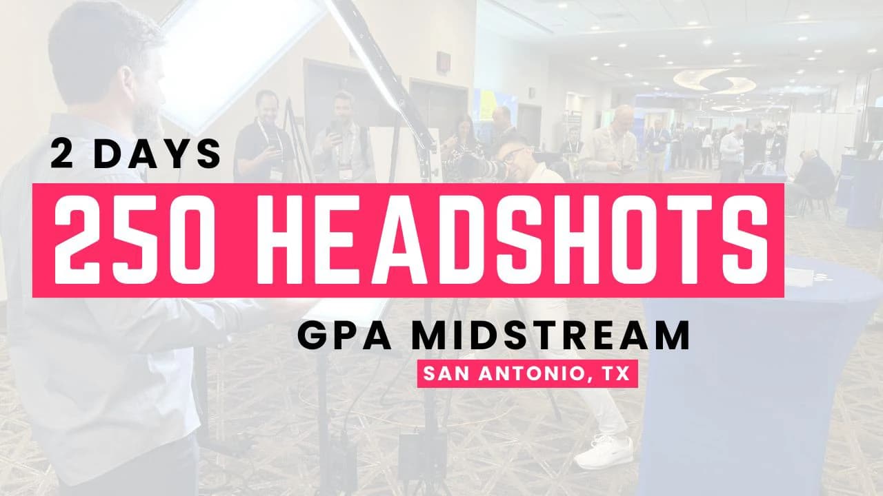 GPA Midstream Conference Headshot Booth
