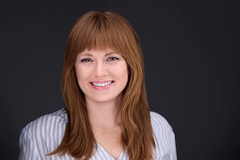 Counselor headshot with soft, natural lighting and a genuine expression - Pittsburgh therapist photography