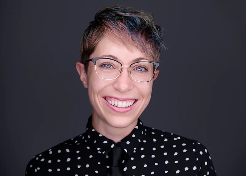 Approachable therapist headshot with a warm, genuine smile - Pittsburgh photography for Psychology Today profiles