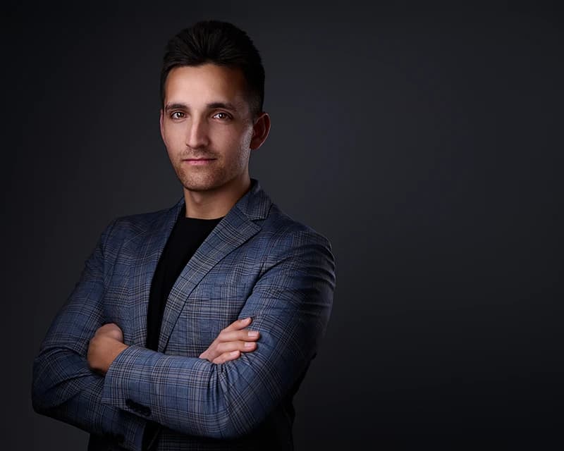 Professional headshot of Oliver Huskey, Cranberry-area client
