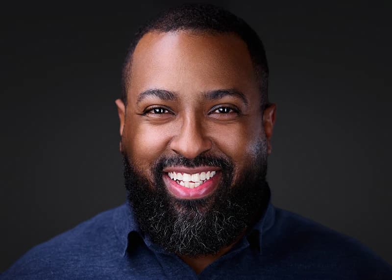 Professional headshot of Dwayne Tabb, Wheeling-area client