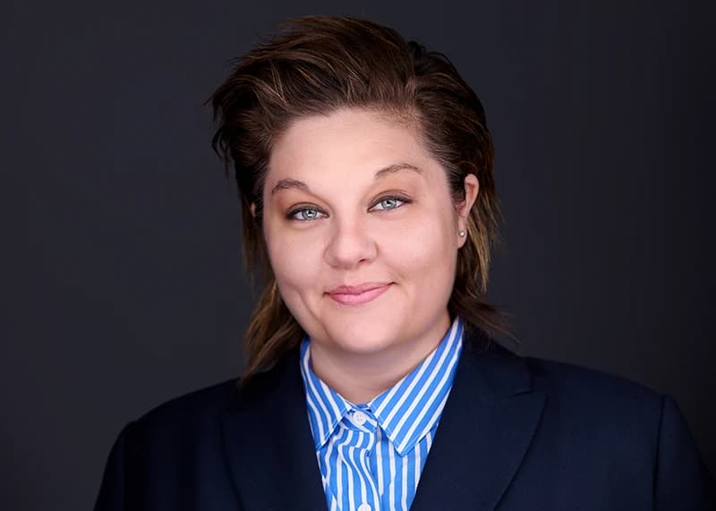 Professional headshot of Monica Knapp, Wheeling-area client