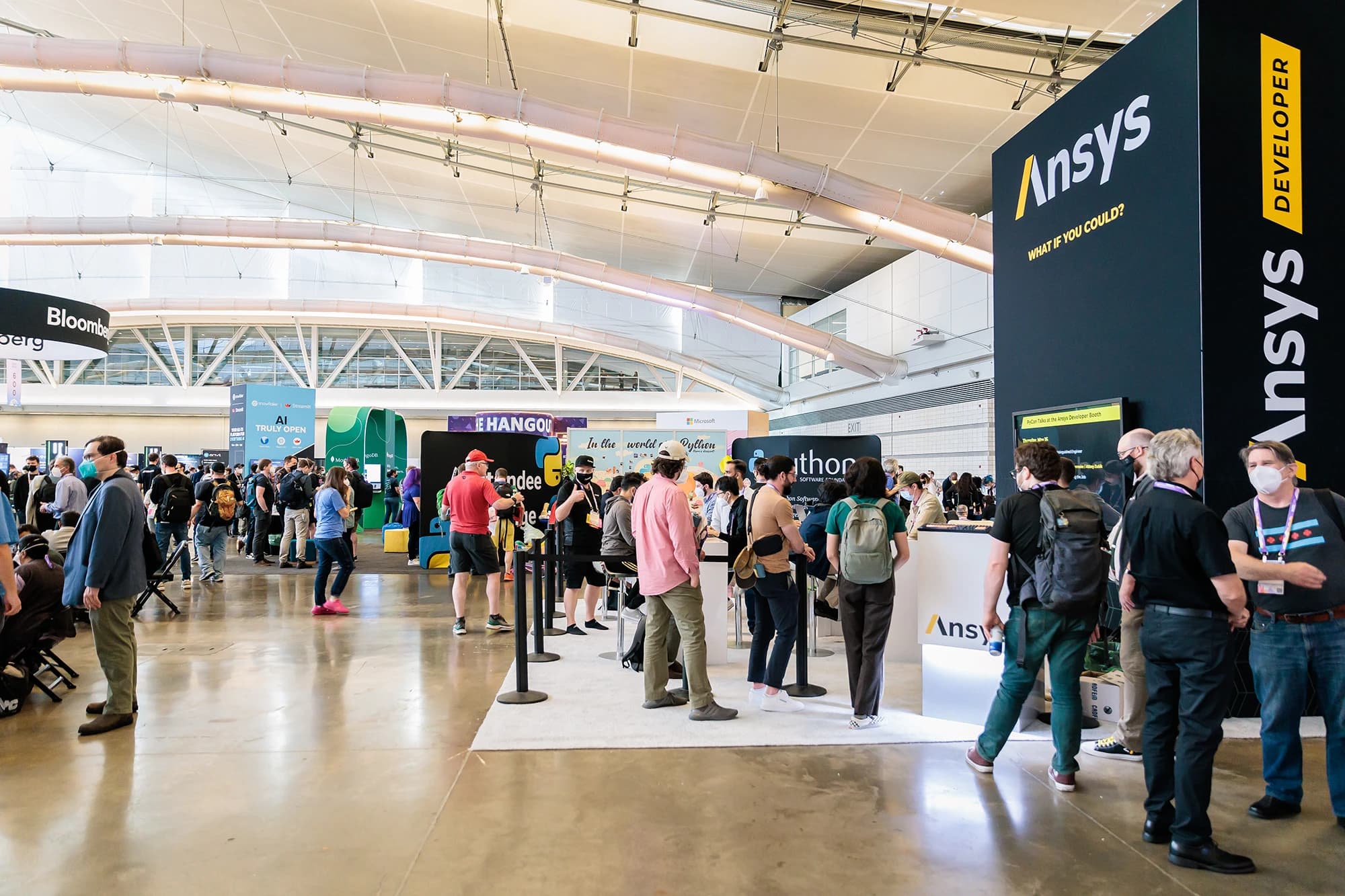 PyCon 2024 Python developers convention main hall gathering