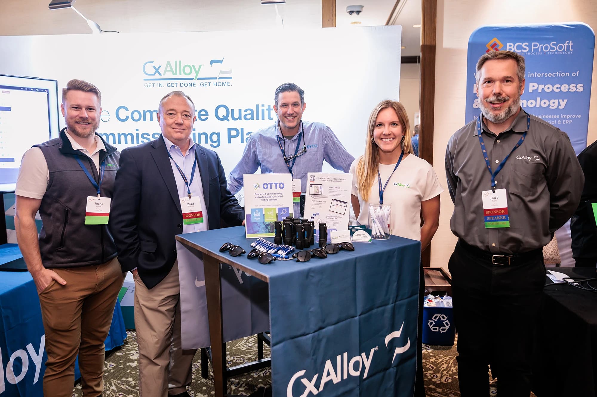 Building Commissioning Association 2025 conference trade show floor