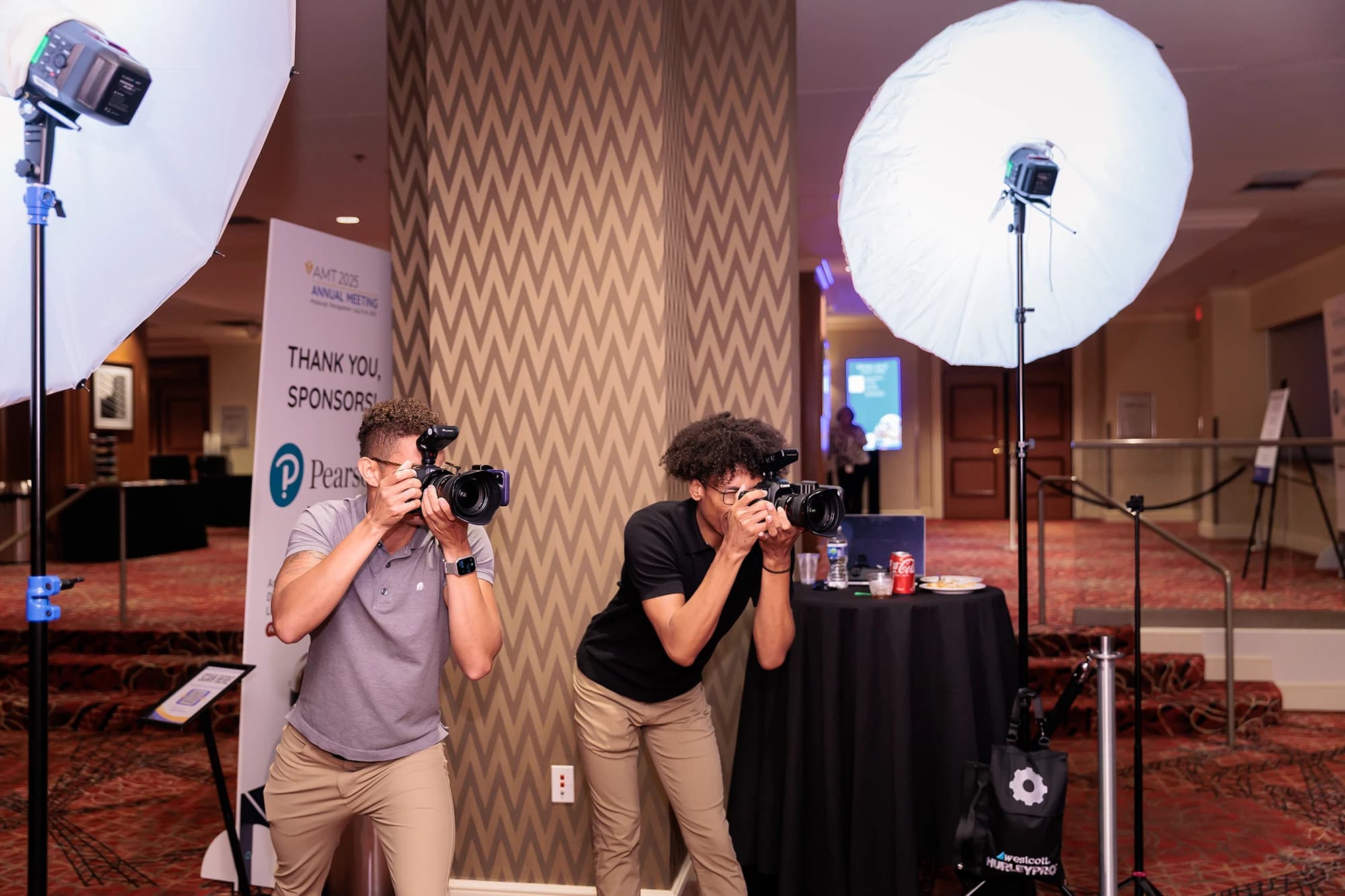 AMT Annual Meeting step and repeat photography
